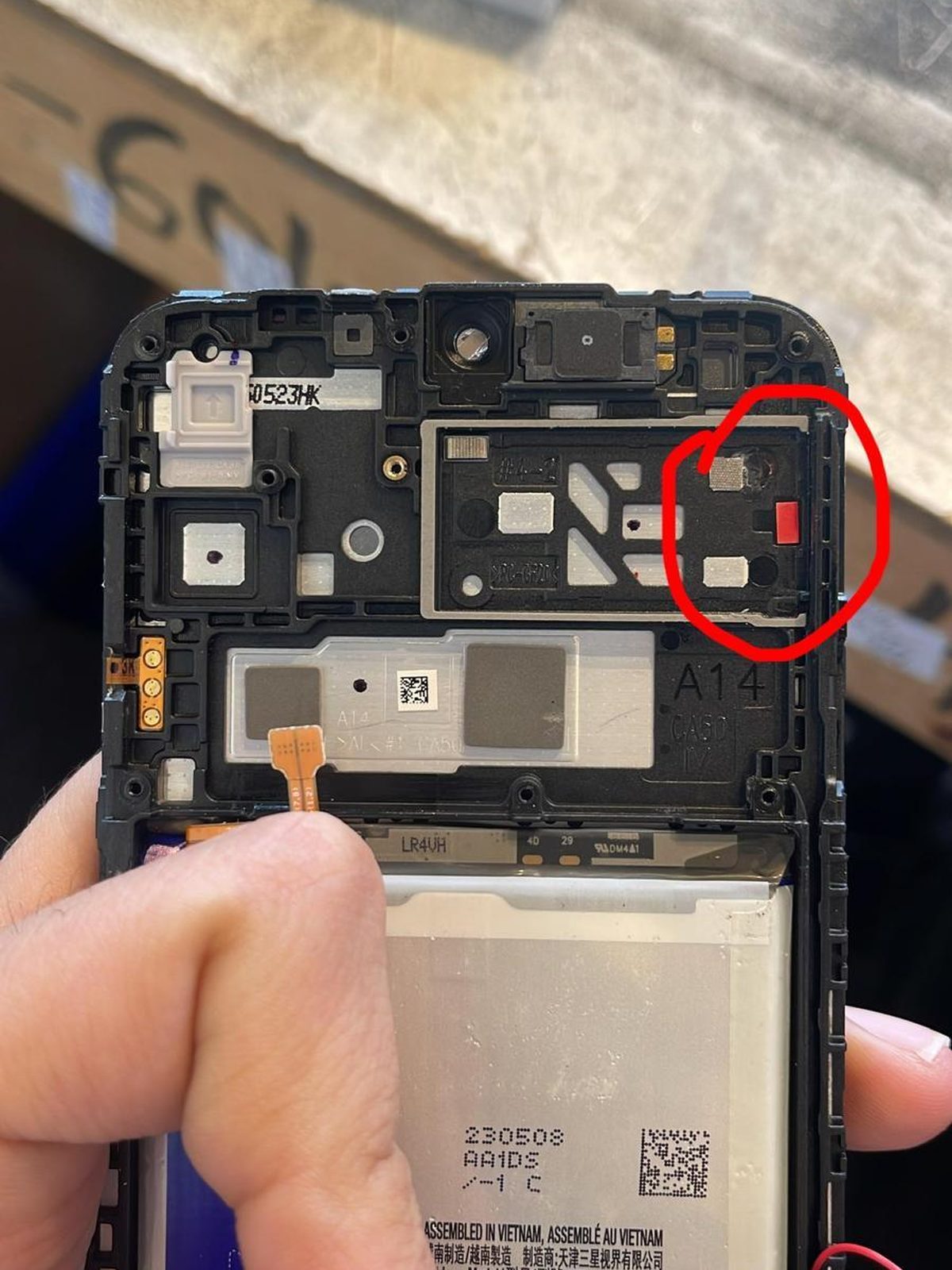 3. Water or Liquid Damage example 1